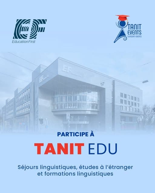 Visuel Tanit Edu : EF Education First participe au salon